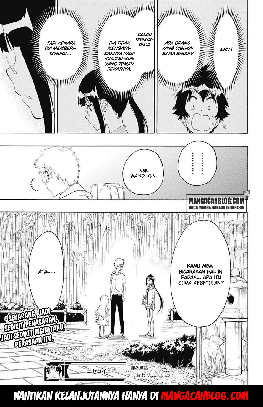 Nisekoi Chapter 208 - halaman 19