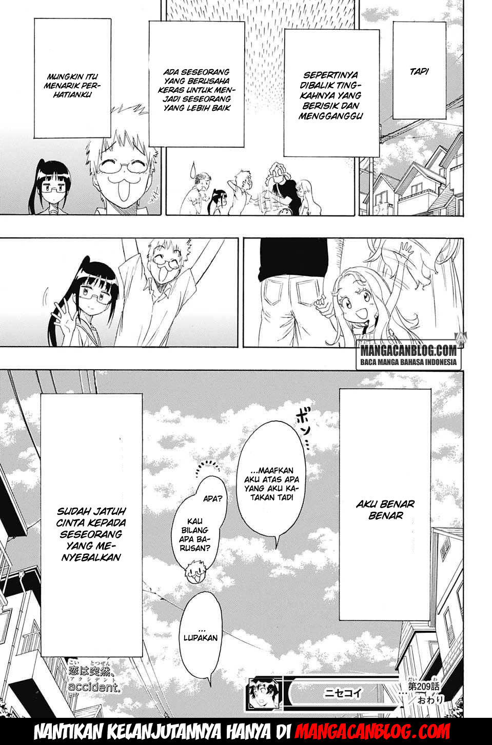 Nisekoi Chapter 209 - halaman 19