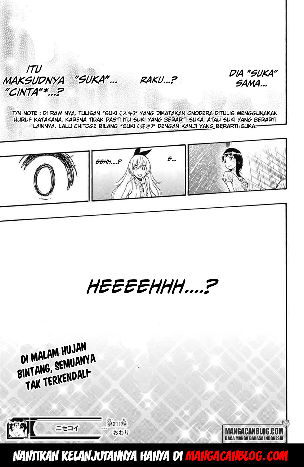 Nisekoi Chapter 211 - halaman 18