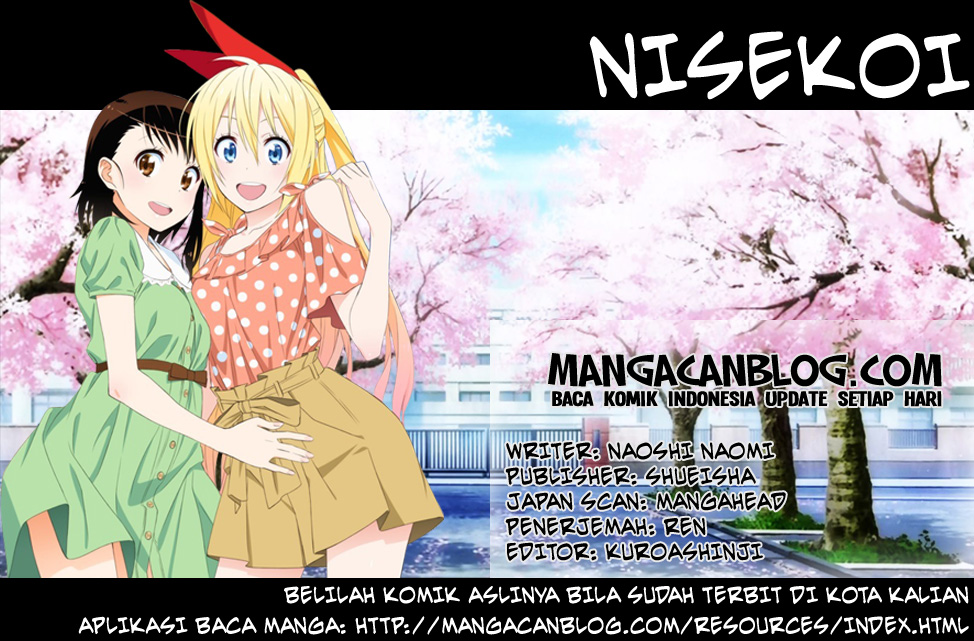 Nisekoi Chapter 213 - halaman 2