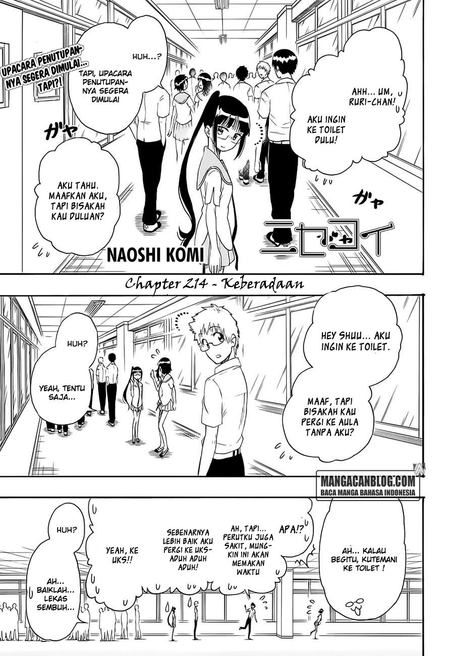 Nisekoi Chapter 214 - halaman 1