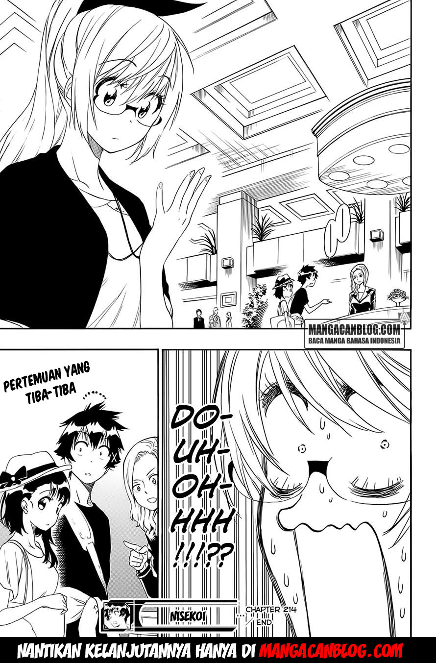 Nisekoi Chapter 214 - halaman 19