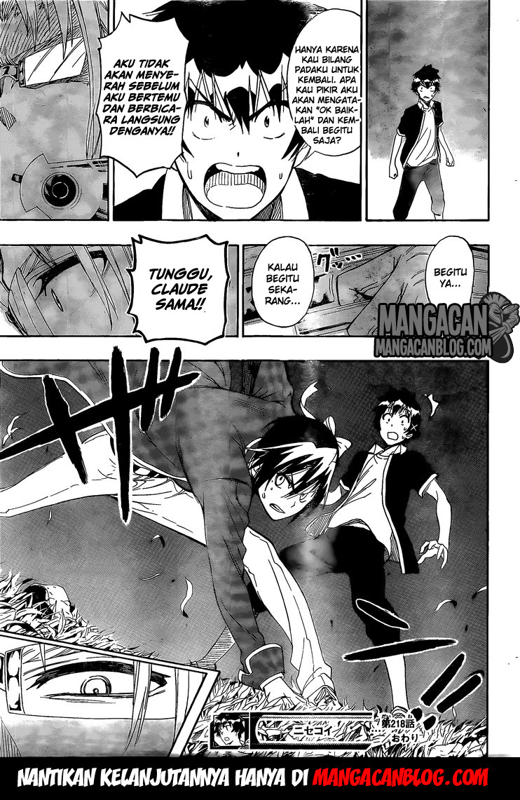 Nisekoi Chapter 218 - halaman 19