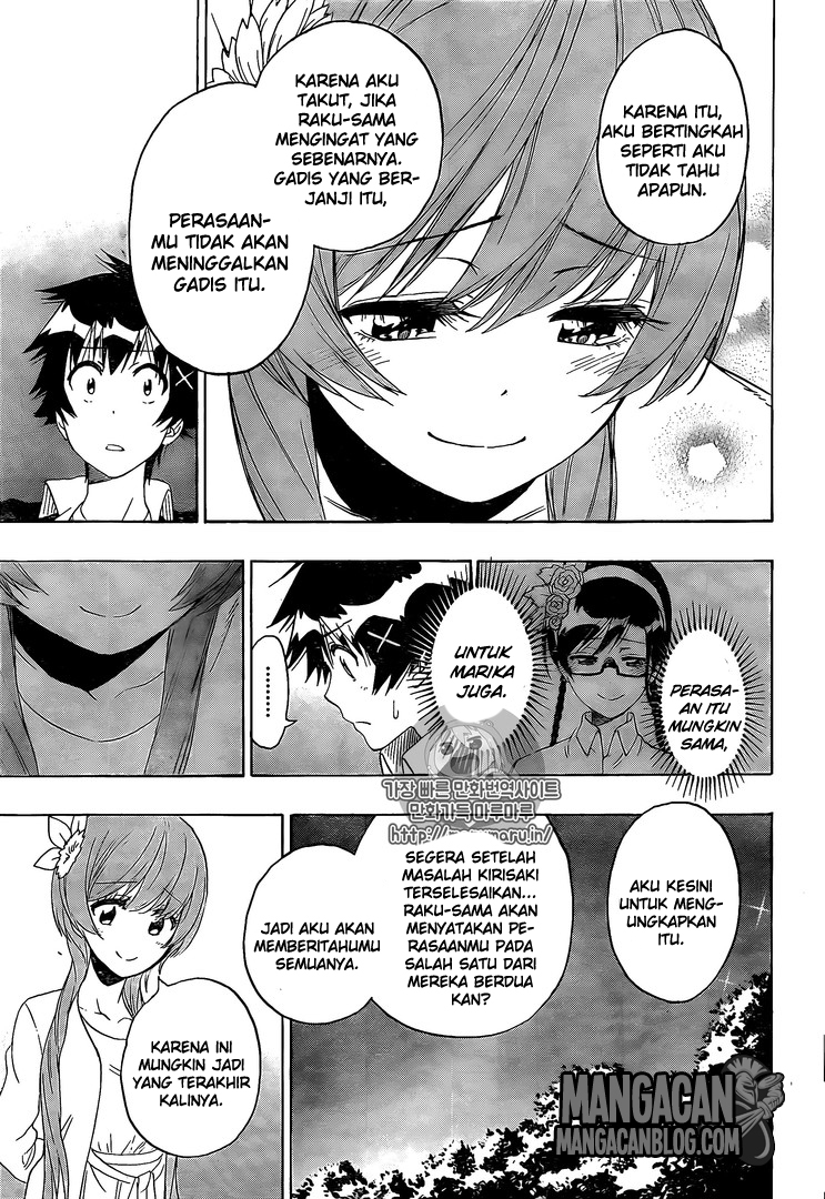 Nisekoi Chapter 219 - halaman 15