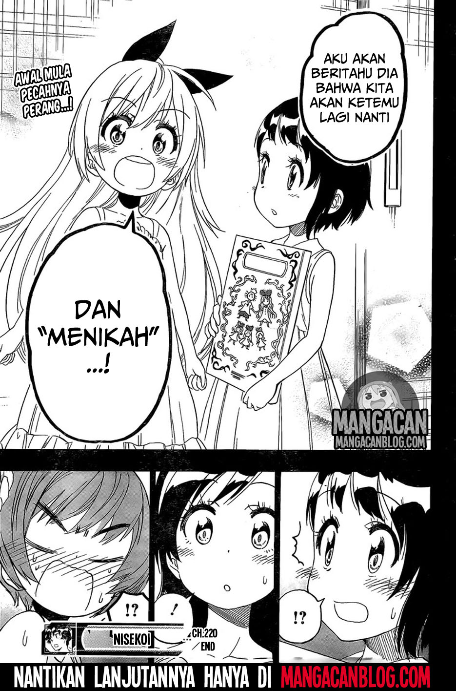 Nisekoi Chapter 220 - halaman 20