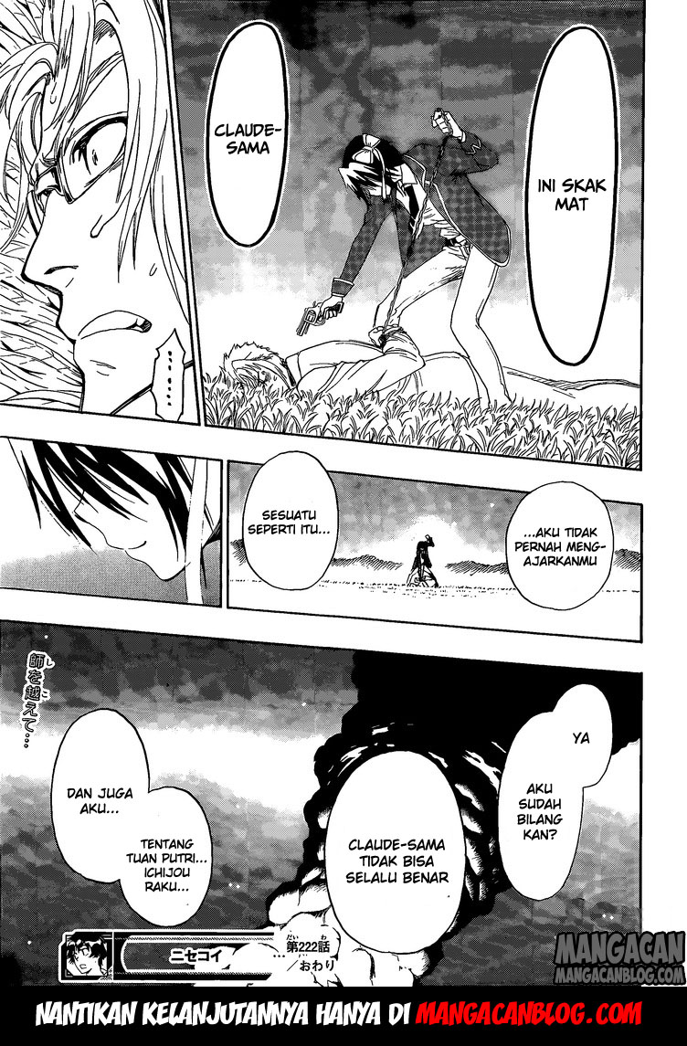 Nisekoi Chapter 222 - halaman 19