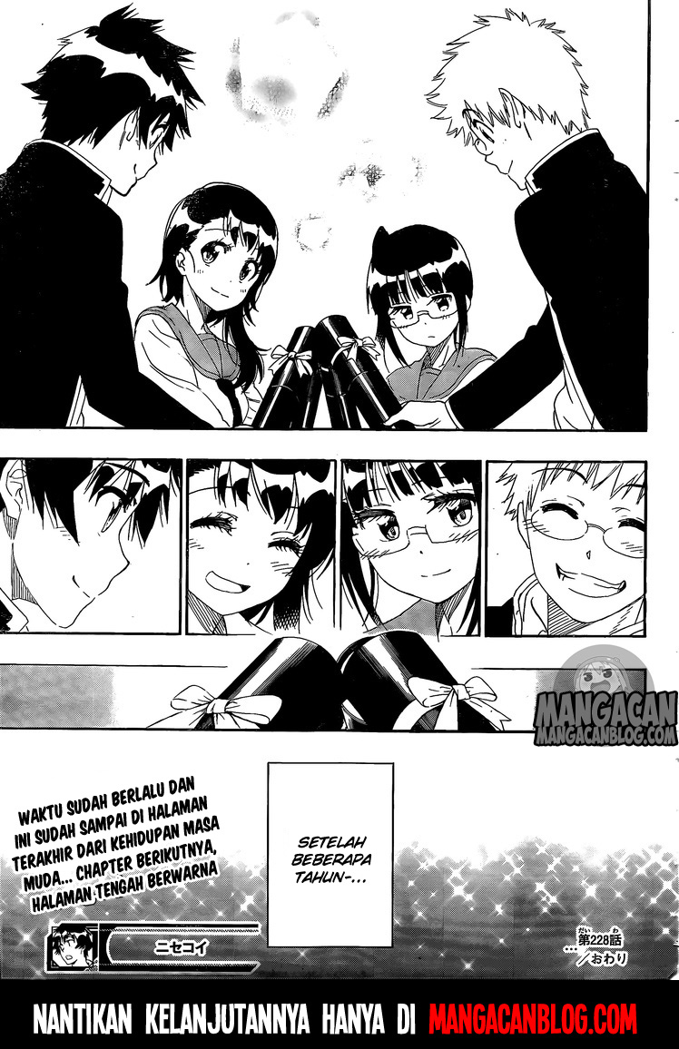 Nisekoi Chapter 228 - halaman 19