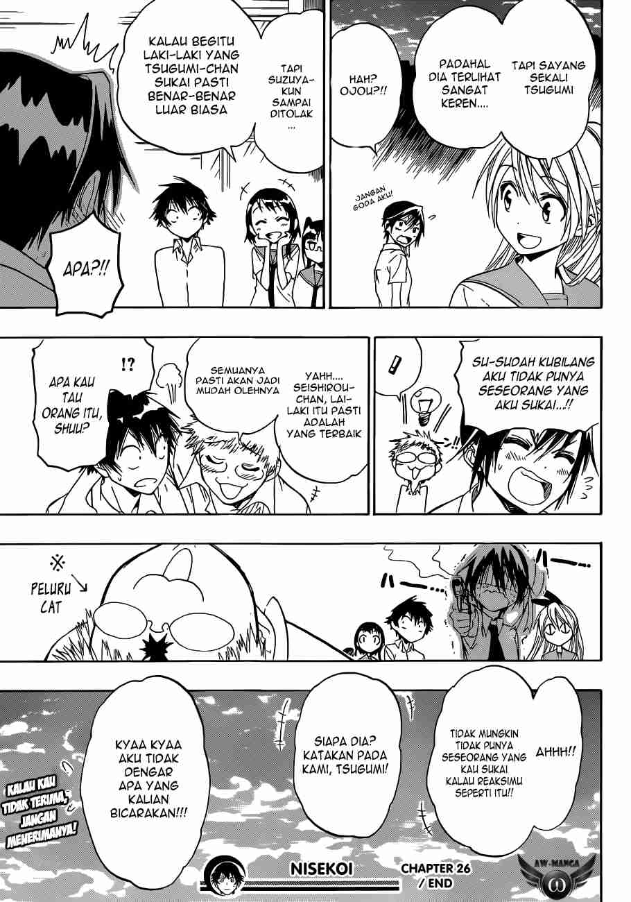 Nisekoi Chapter 26 - halaman 22
