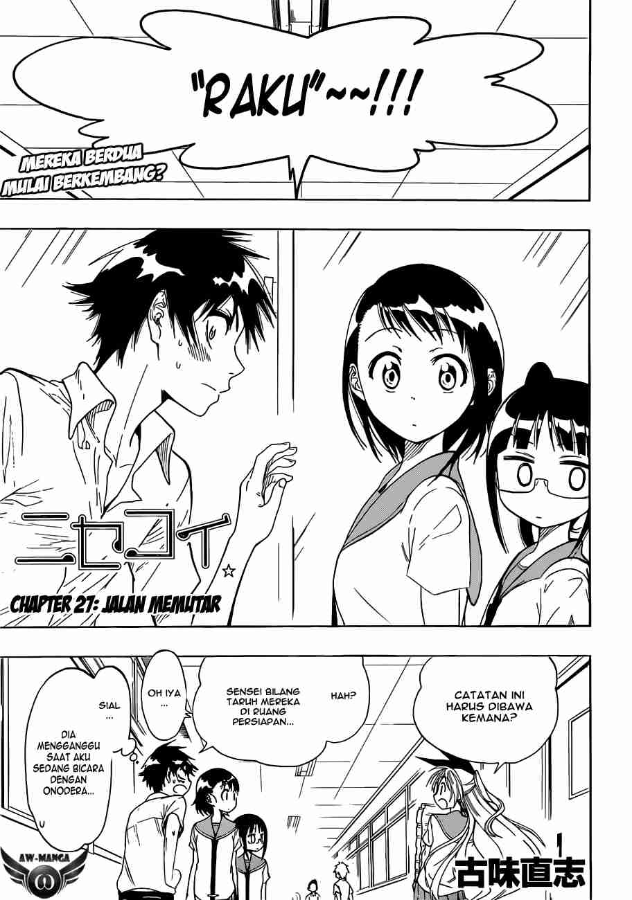 Nisekoi Chapter 27 - halaman 3