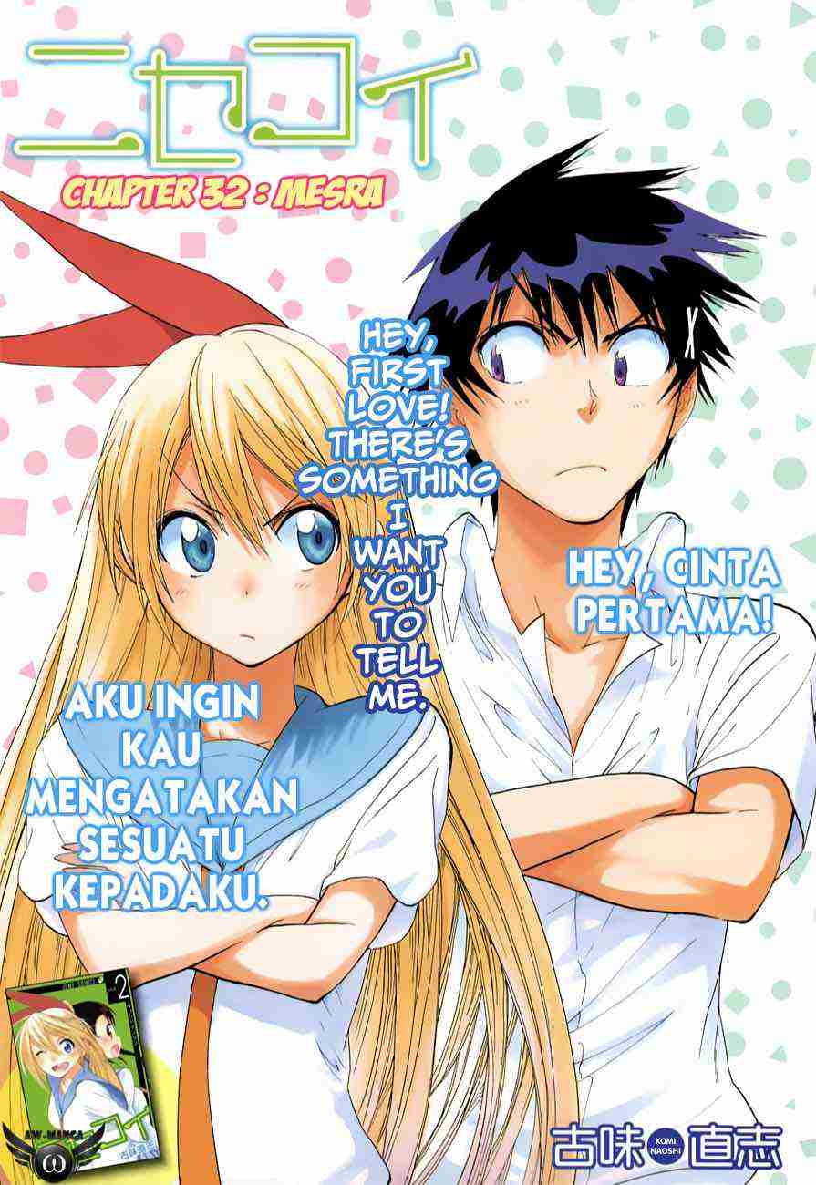 Nisekoi Chapter 32 - halaman 2