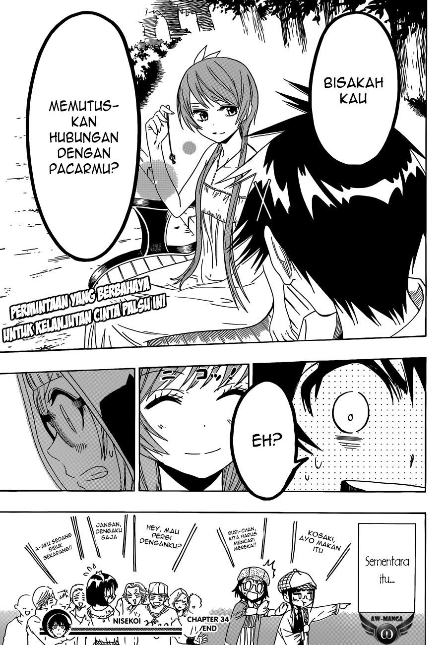 Nisekoi Chapter 34 - halaman 21