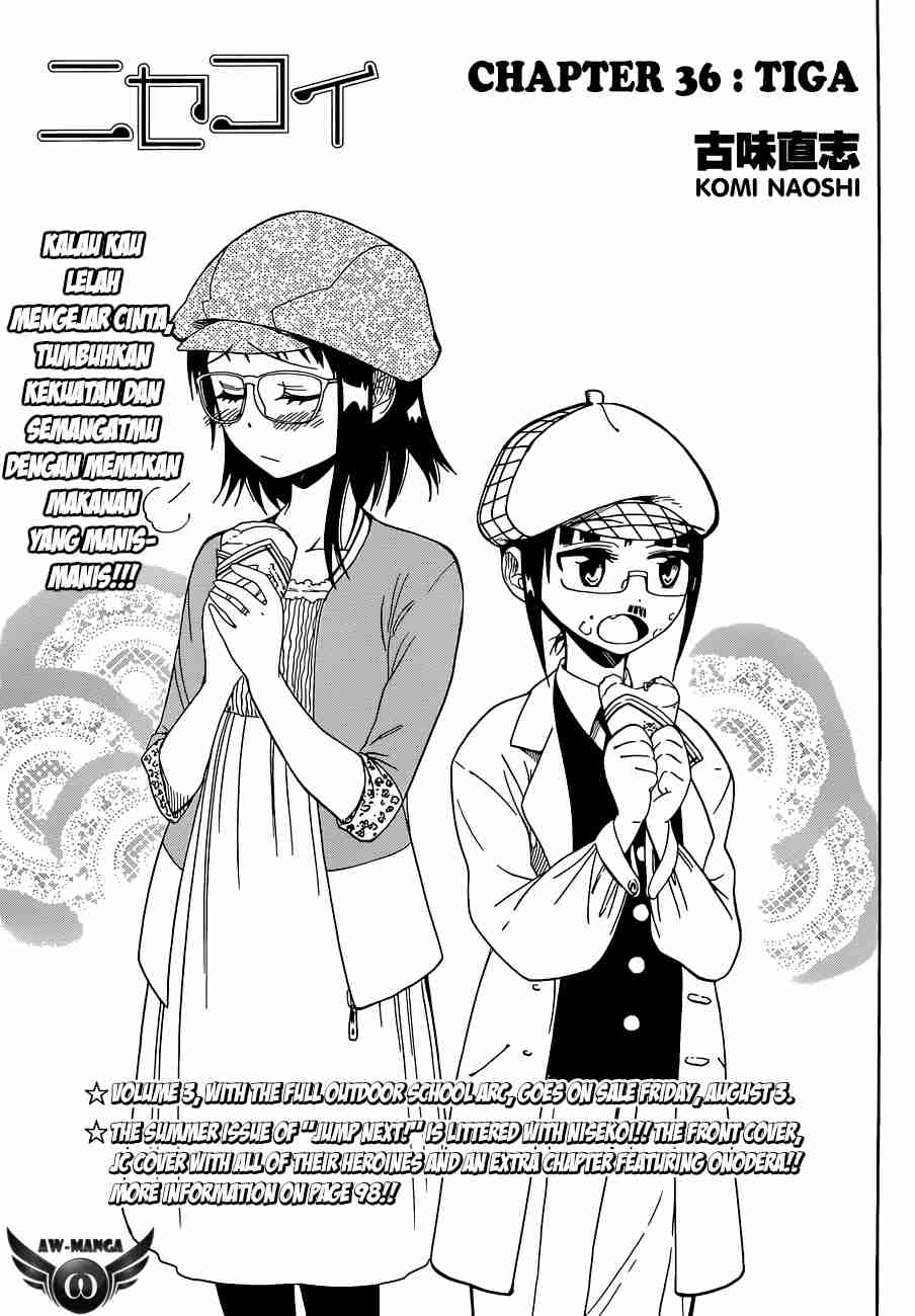 Nisekoi Chapter 36 - halaman 2