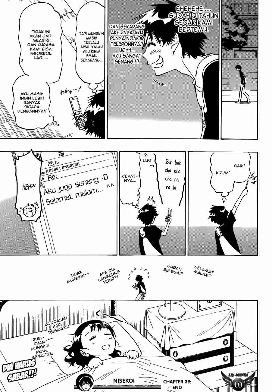 Nisekoi Chapter 39 - halaman 21