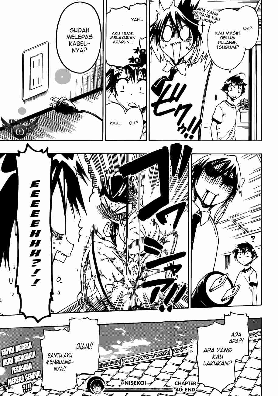 Nisekoi Chapter 40 - halaman 21