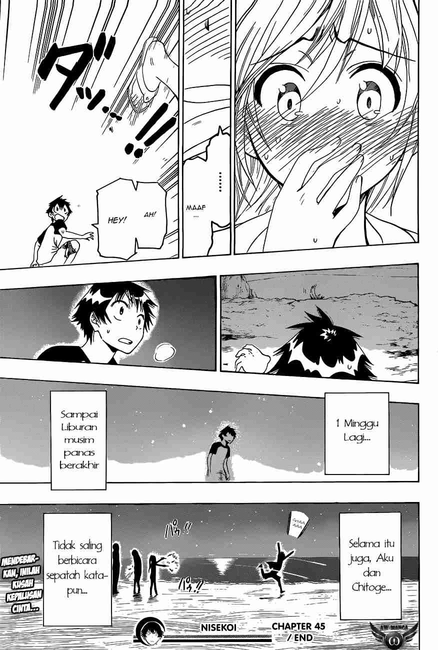 Nisekoi Chapter 45 - halaman 22