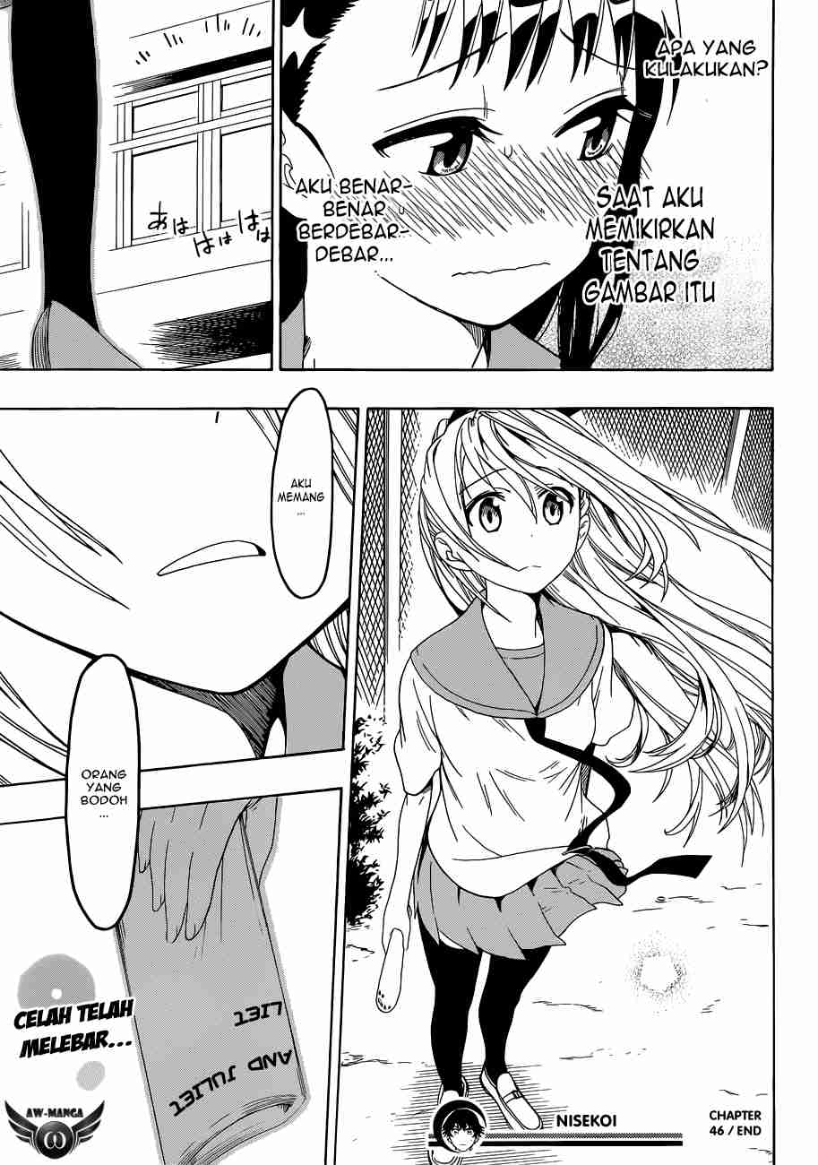 Nisekoi Chapter 46 - halaman 21