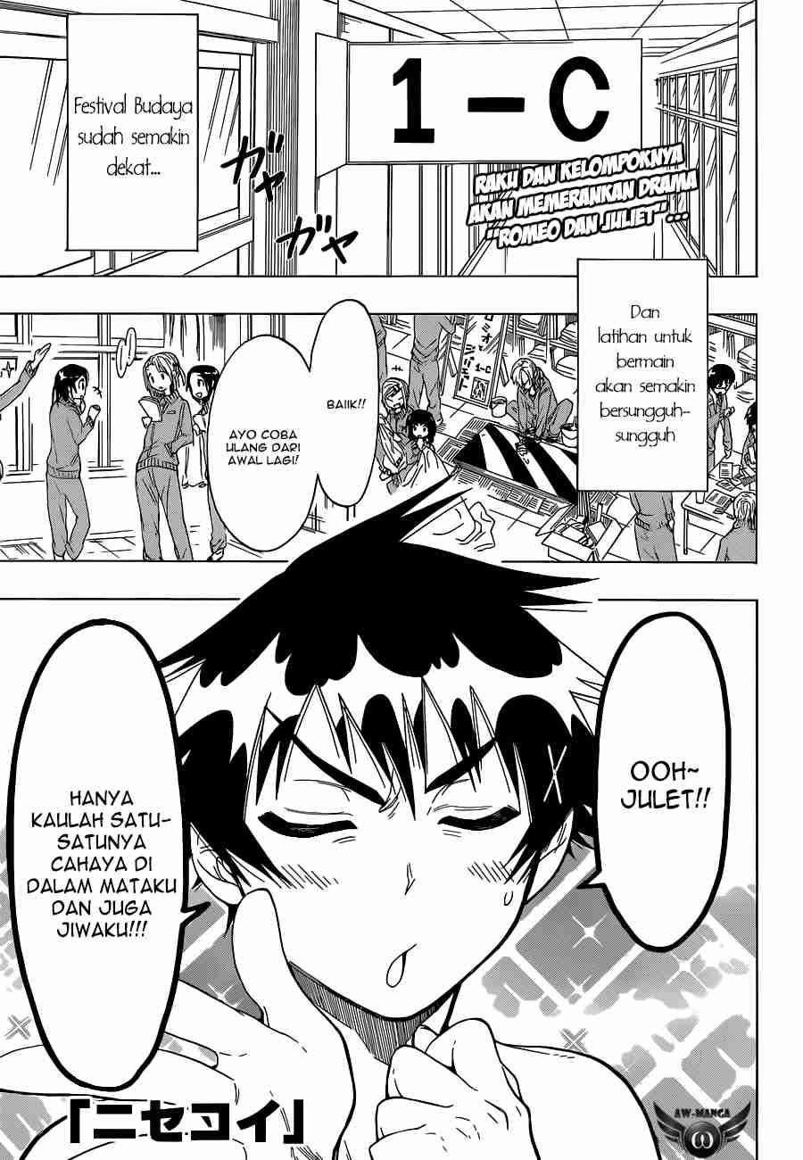 Nisekoi Chapter 47 - halaman 3