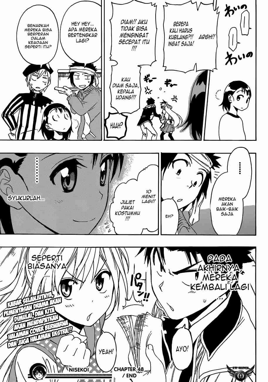 Nisekoi Chapter 48 - halaman 21
