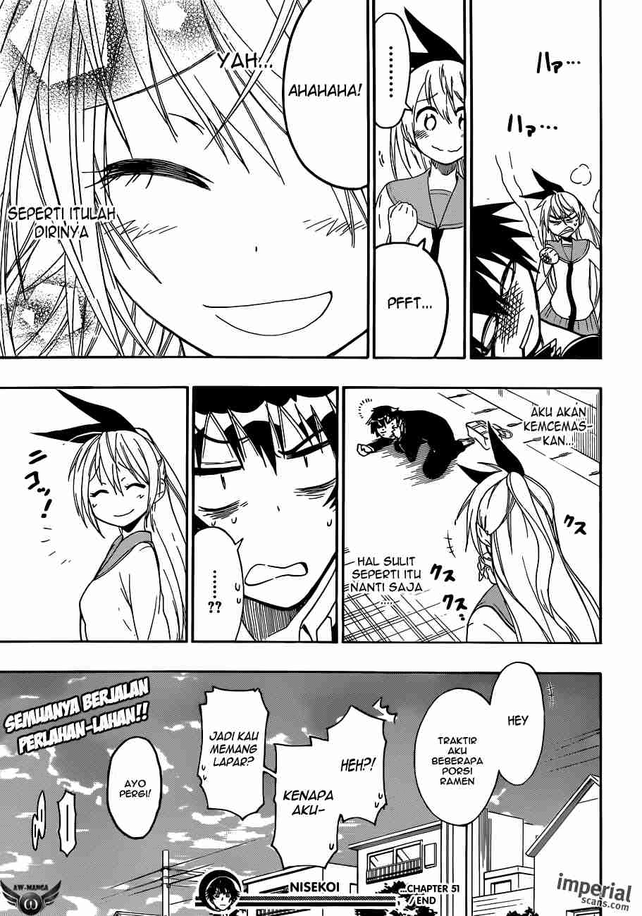 Nisekoi Chapter 51 - halaman 21