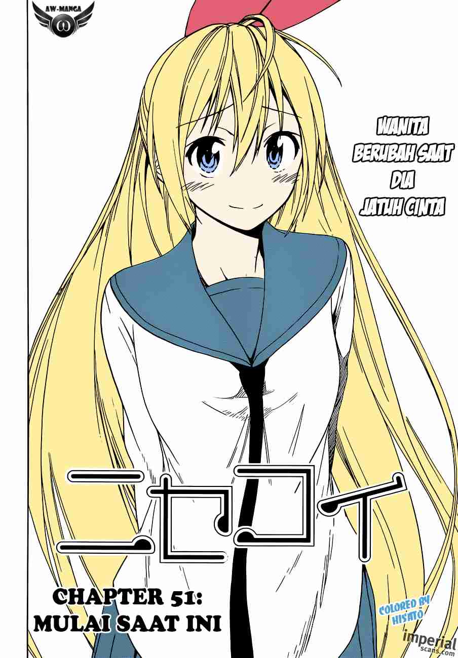 Nisekoi Chapter 51 - halaman 3