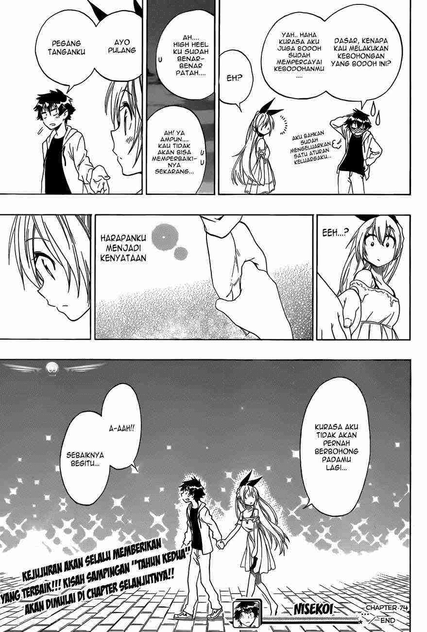 Nisekoi Chapter 74 - halaman 21