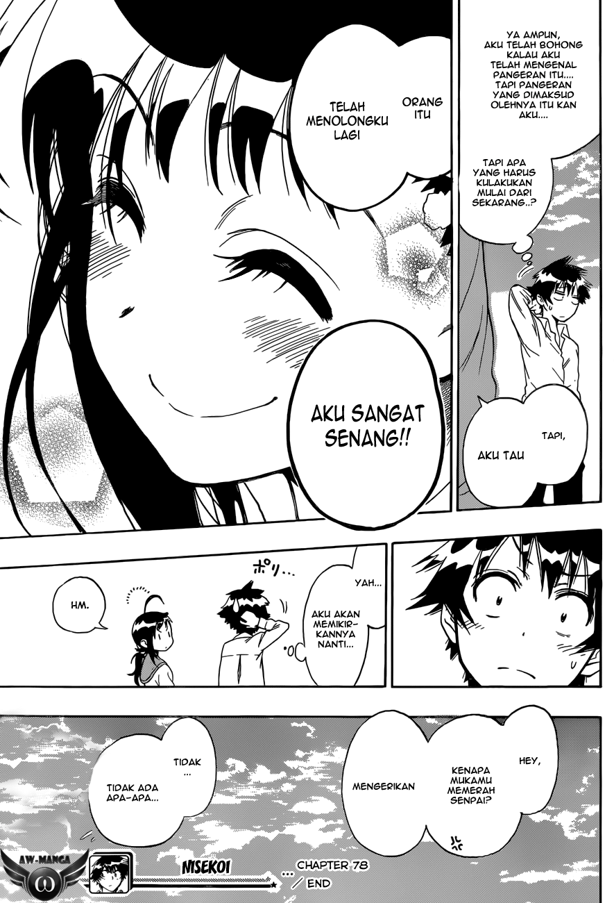 Nisekoi Chapter 78 - halaman 21