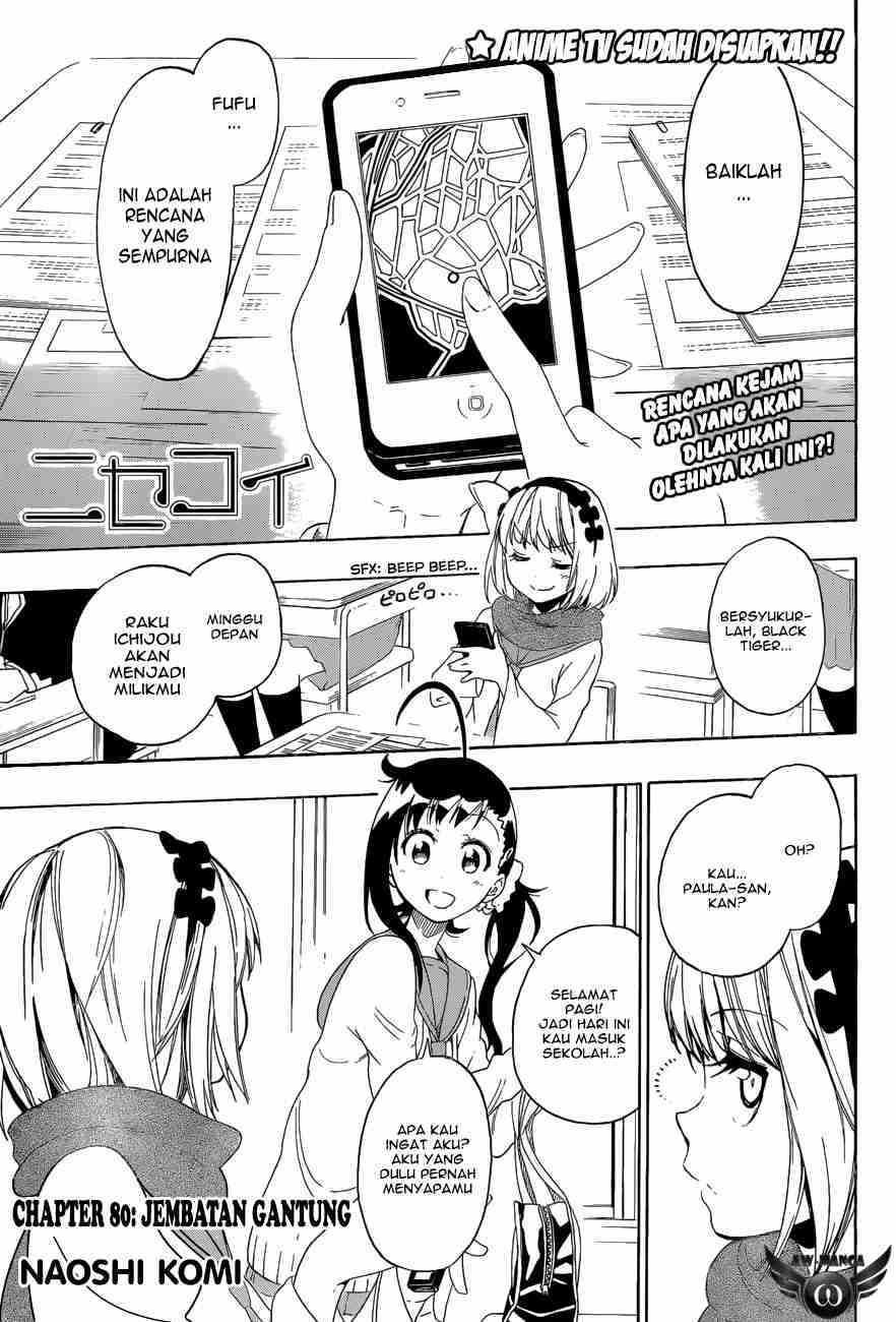 Nisekoi Chapter 80 - halaman 2