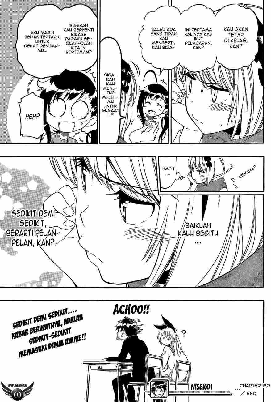 Nisekoi Chapter 80 - halaman 20