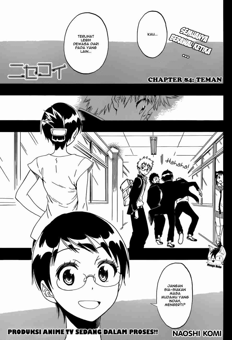 Nisekoi Chapter 84 - halaman 3