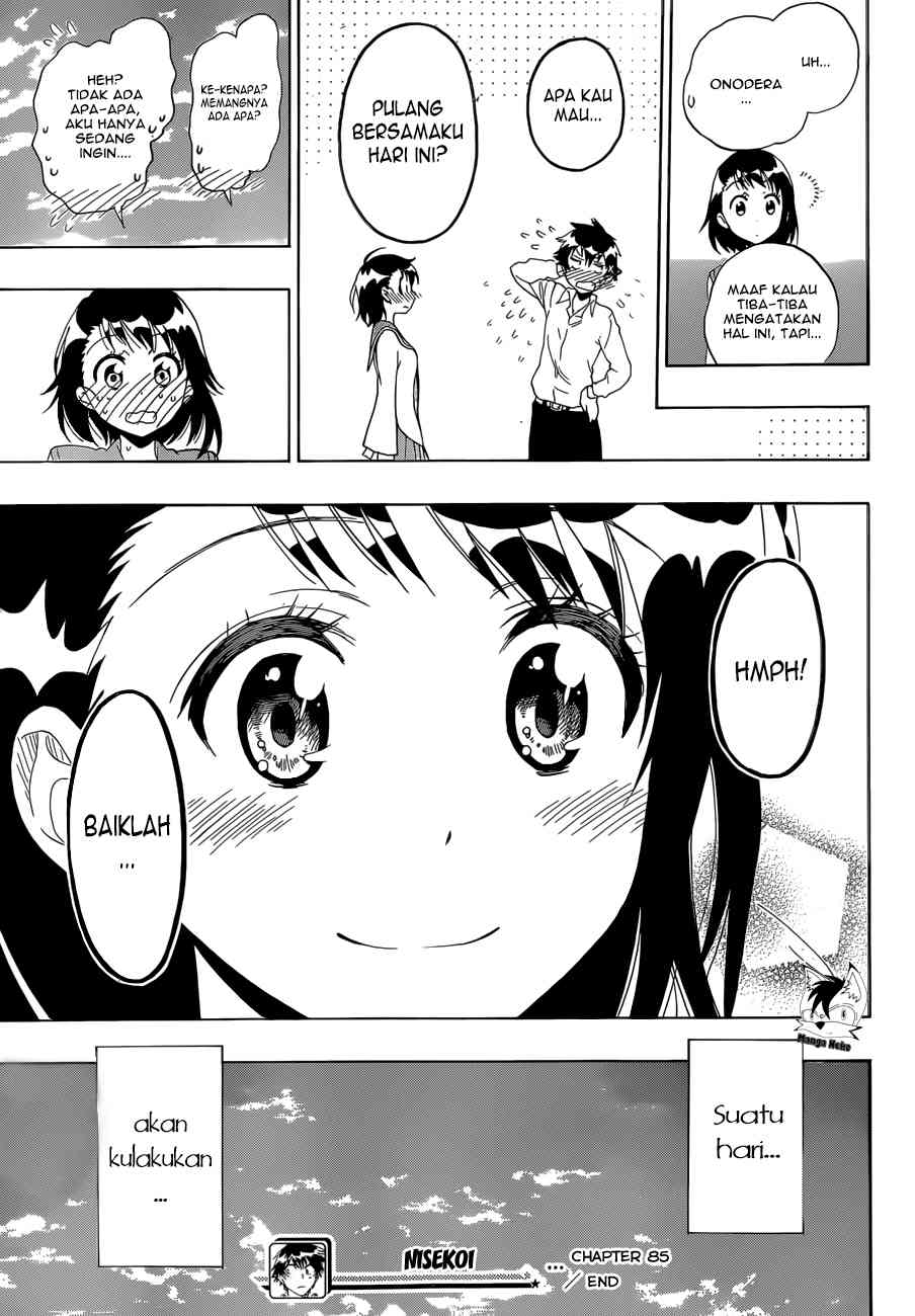 Nisekoi Chapter 85 - halaman 20