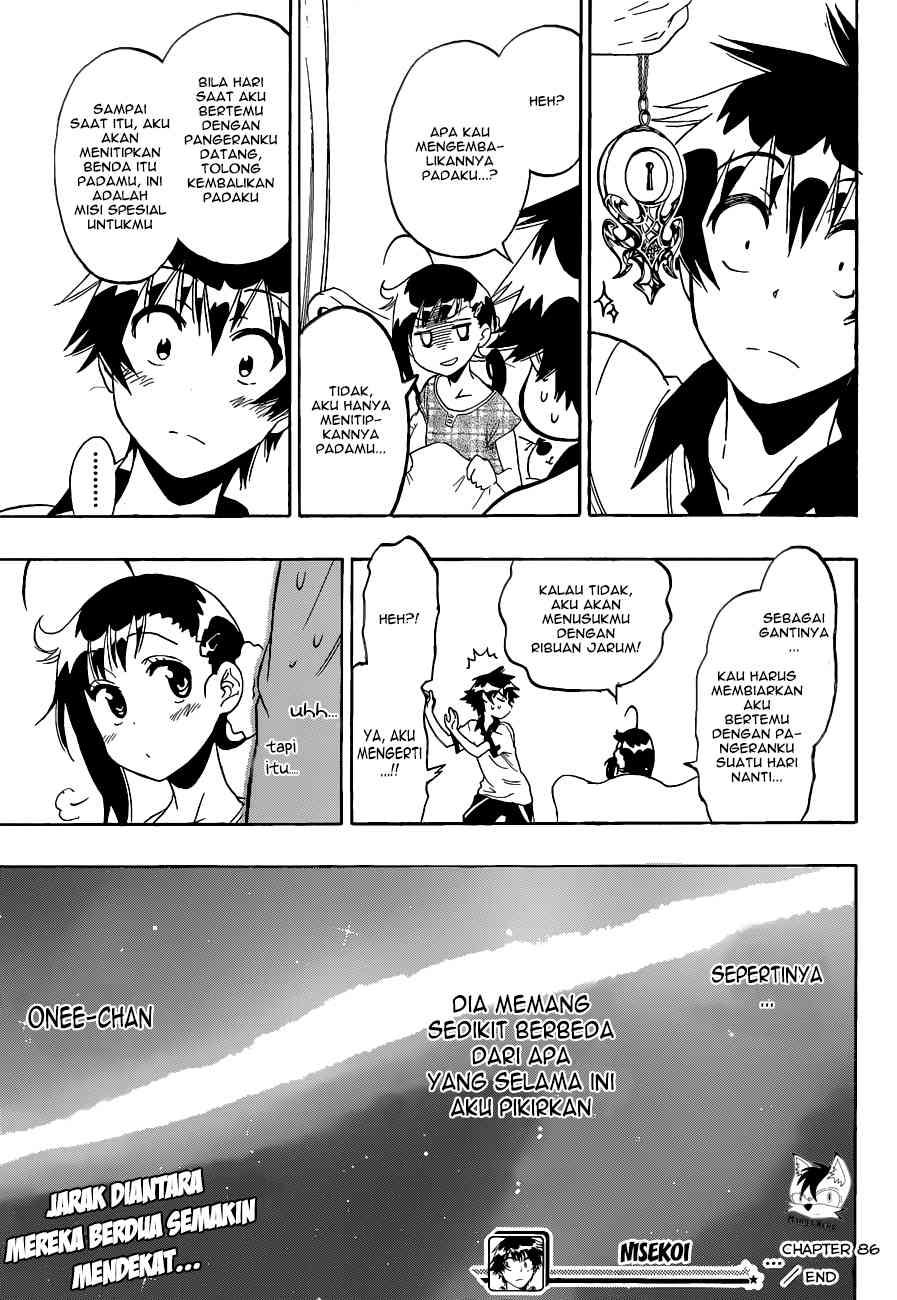 Nisekoi Chapter 86 - halaman 21