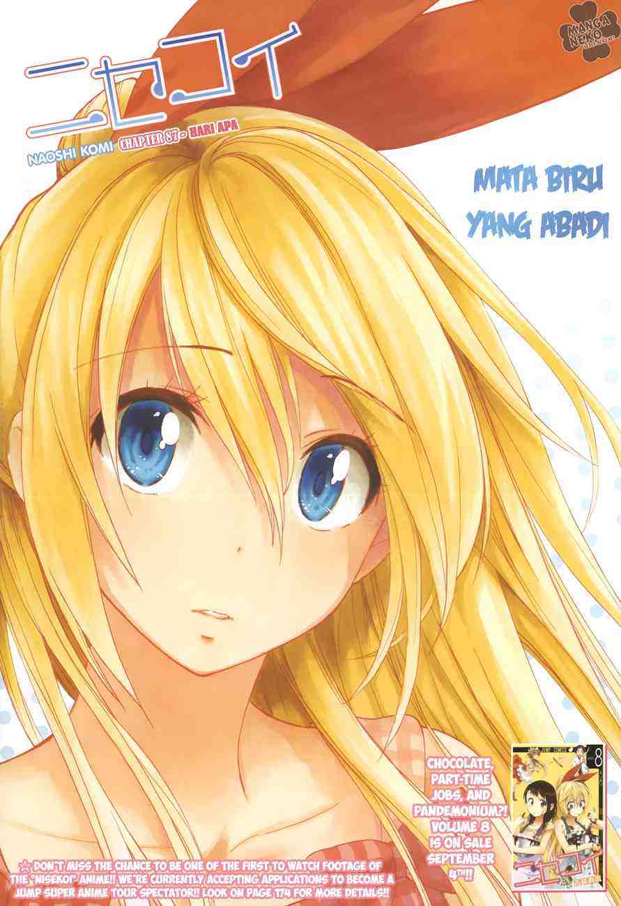 Nisekoi Chapter 87 - halaman 2