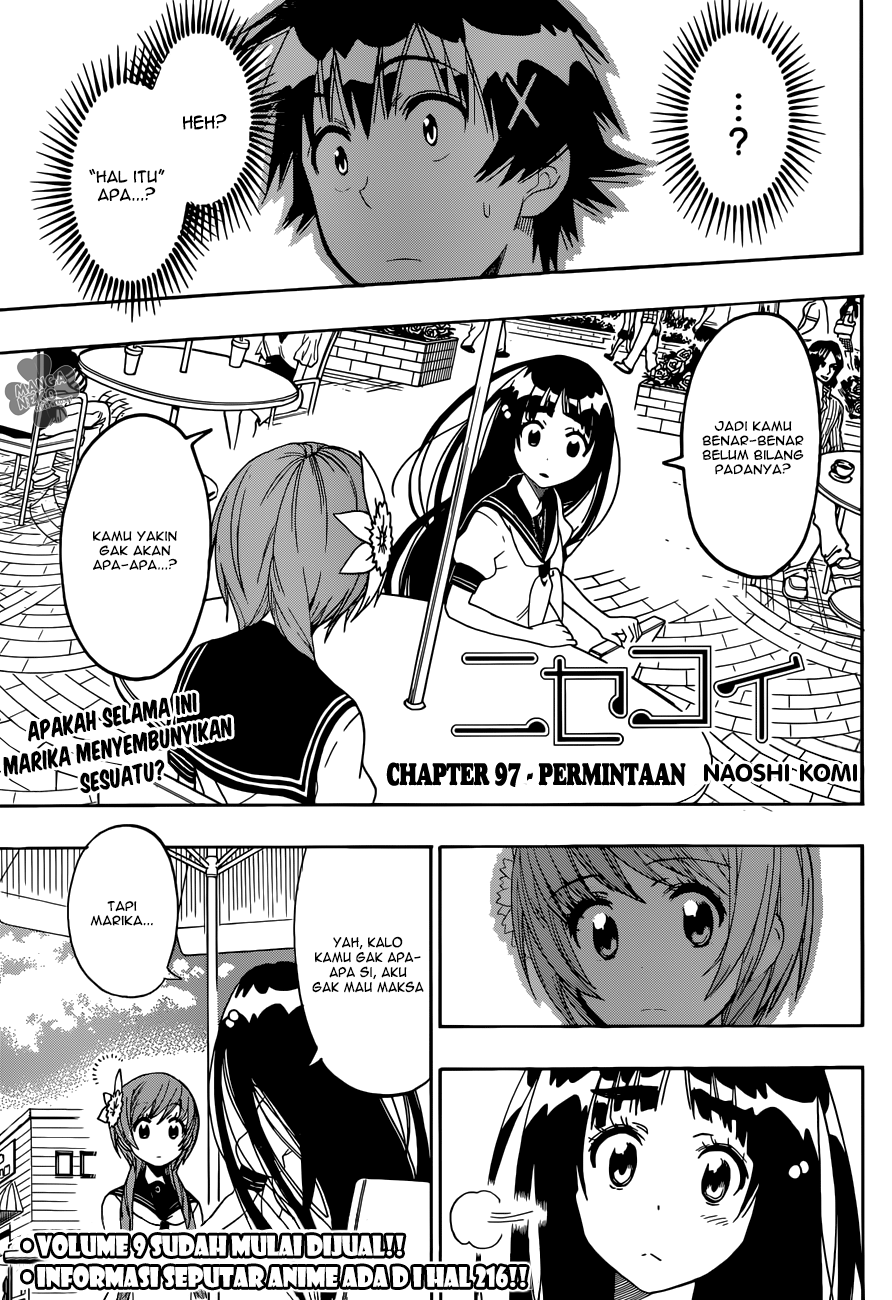 Nisekoi Chapter 97 - halaman 1