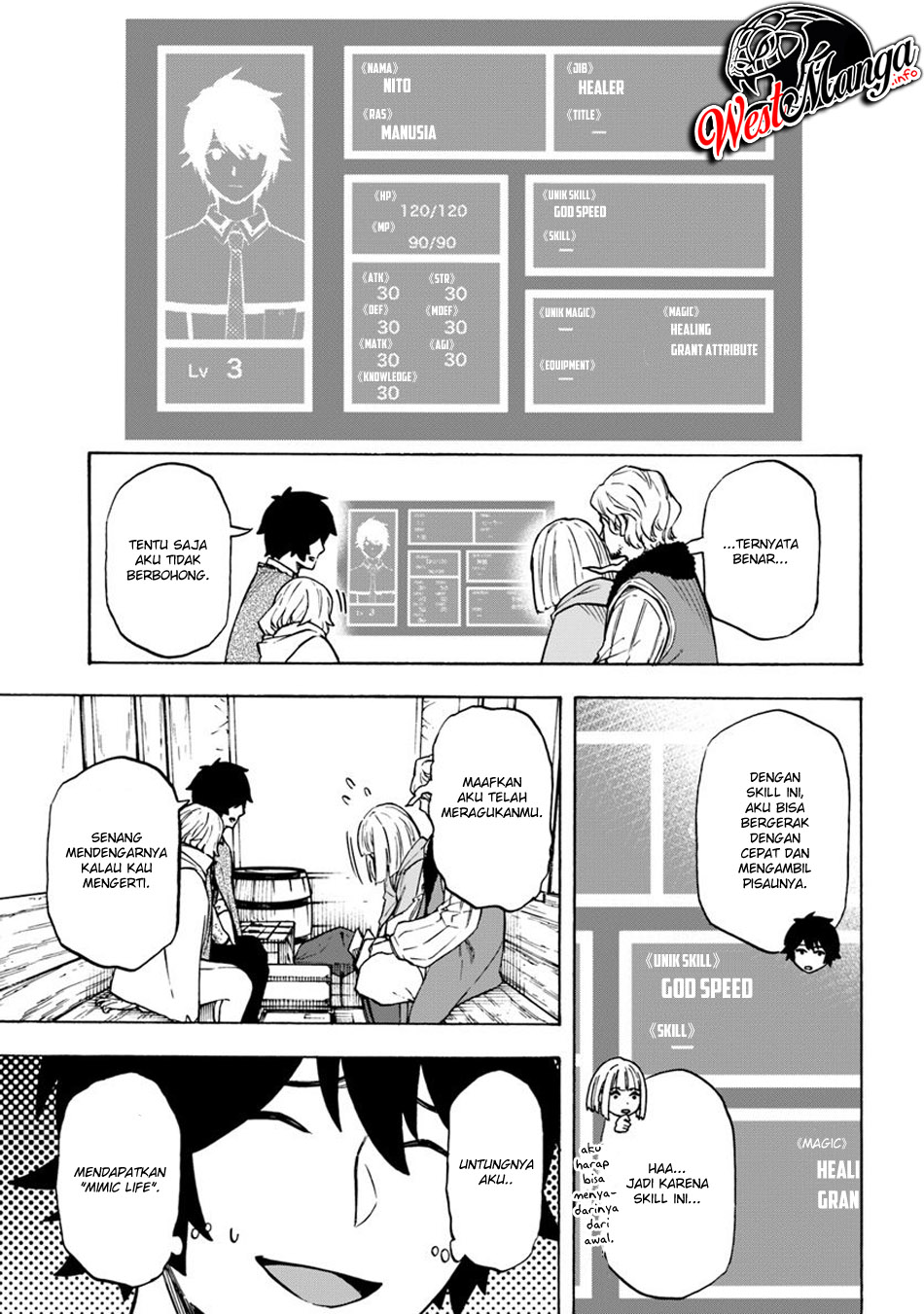 Nito no Taida na Isekai Shoukougun: Saijakushoku "Healer" nanoni Saikyou wa Cheat desu ka? Chapter 7.1 - halaman 6