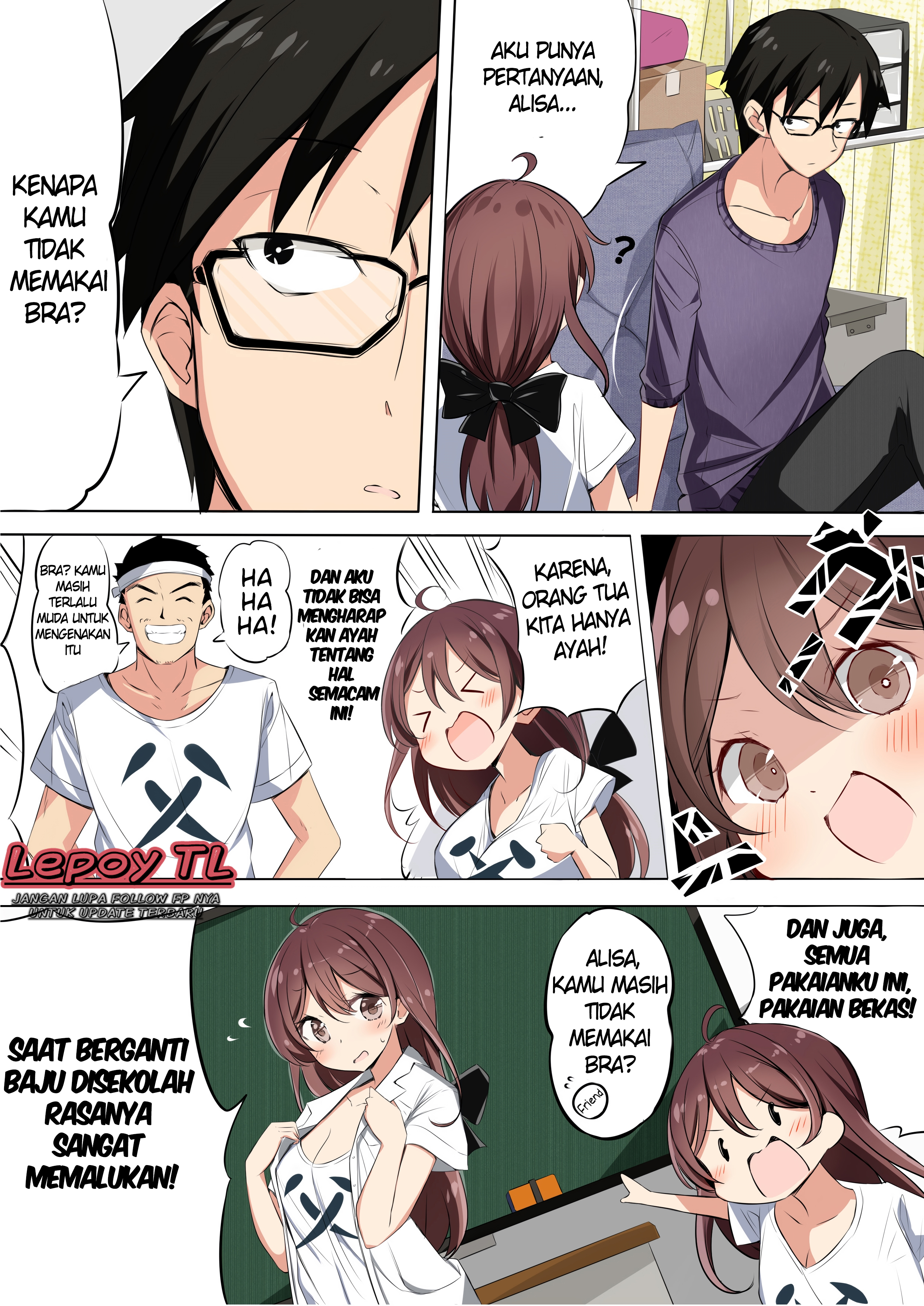 No Bra no Imouto ga F-Cup wo Kyouchou shitekuru Chapter 0 - halaman 2