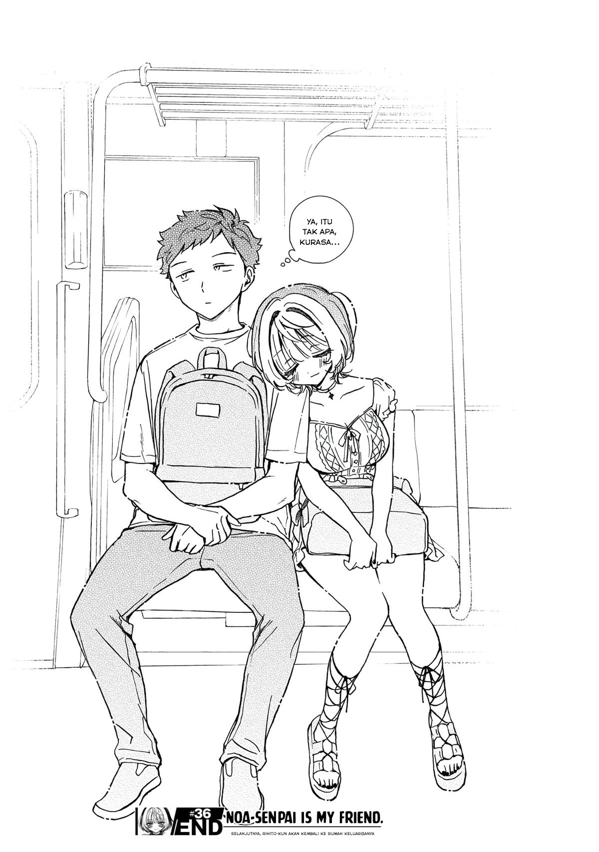 Noa-senpai wa Tomodachi Chapter 36 - halaman 17