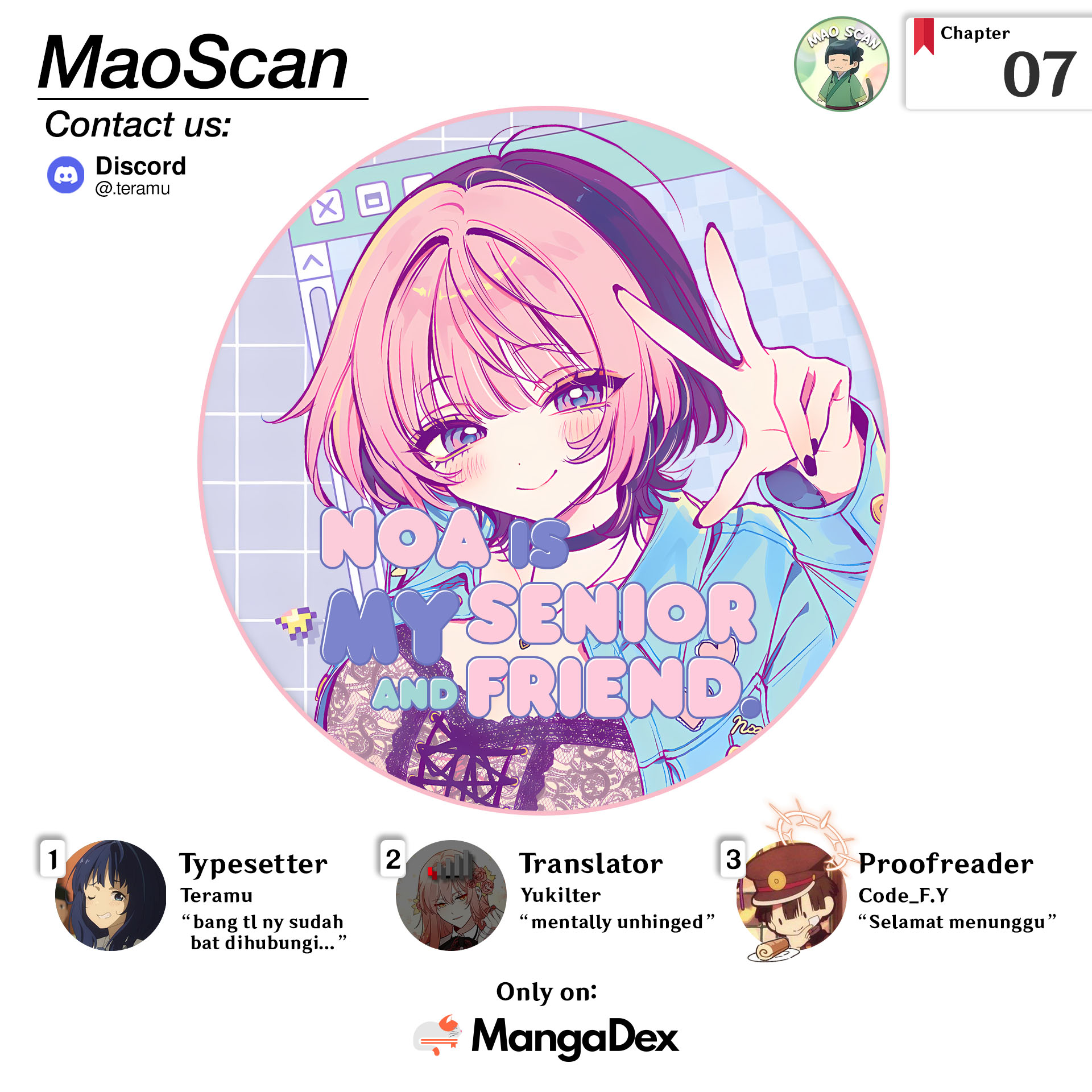 Noa-senpai wa Tomodachi Chapter 7 - halaman 1