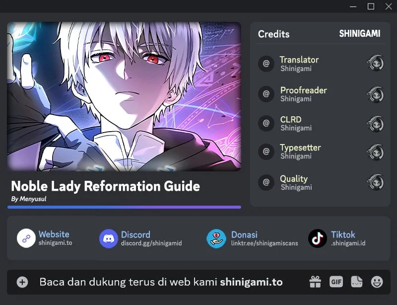 Noble Lady Reformation Guide Chapter 1 - halaman 1