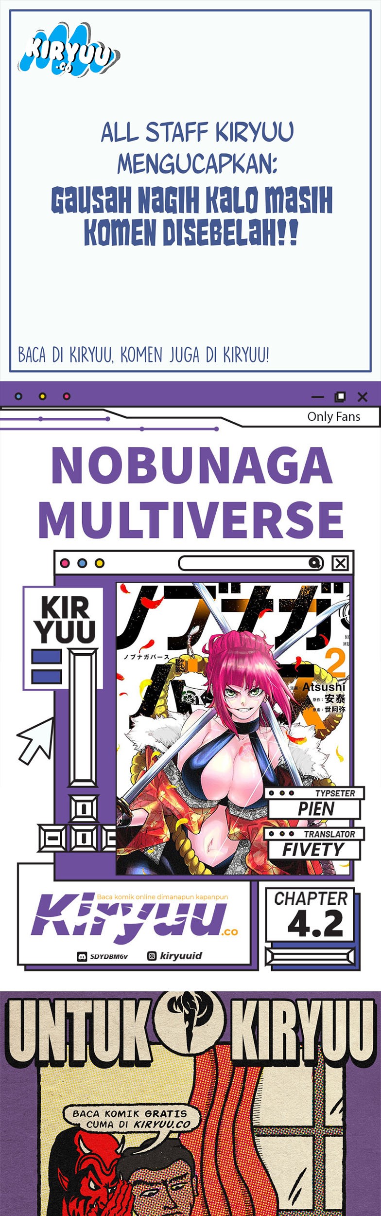 Nobunaga Multiverse Chapter 4.2 - halaman 1