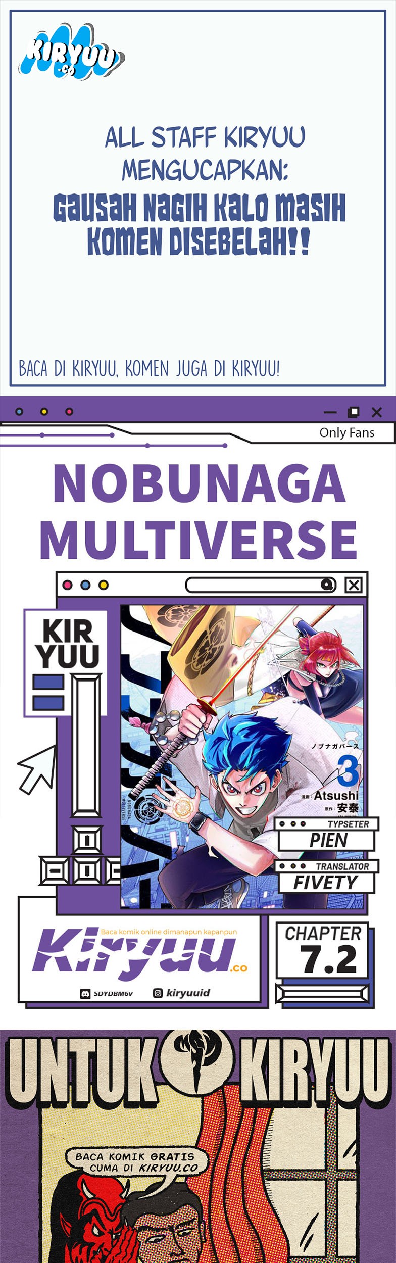 Nobunaga Multiverse Chapter 7.2 - halaman 1