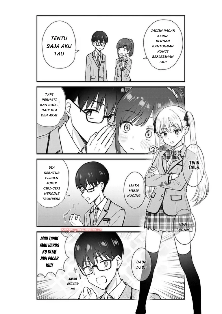 Nonderi Kubo wa Genjitsu no Koi ga Shiritai Chapter 2 - halaman 10