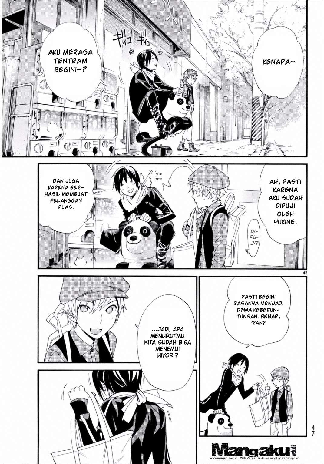 Noragami Chapter 53 - halaman 44