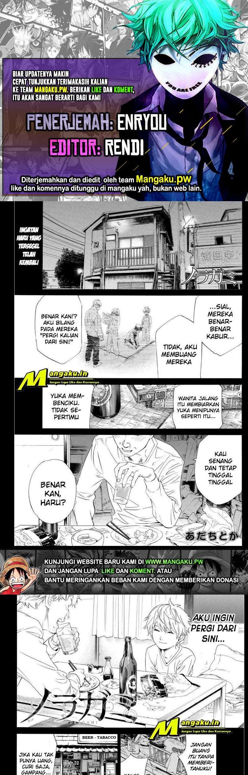 Noragami Chapter 95.2 - halaman 1