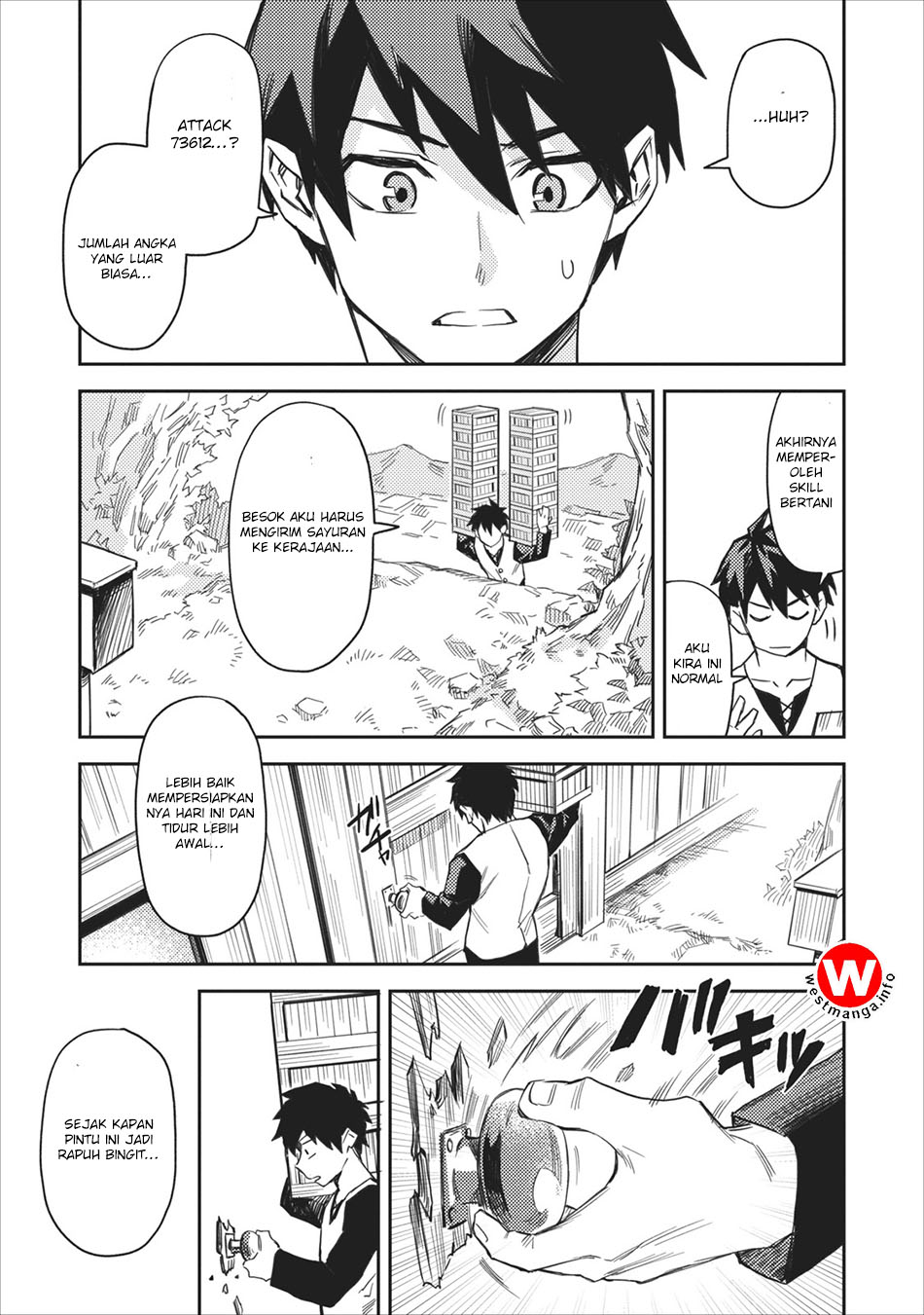 Noumin Kanren no Skill bakka Agetetara Nazeka Tsuyoku Natta. Chapter 1 - halaman 12