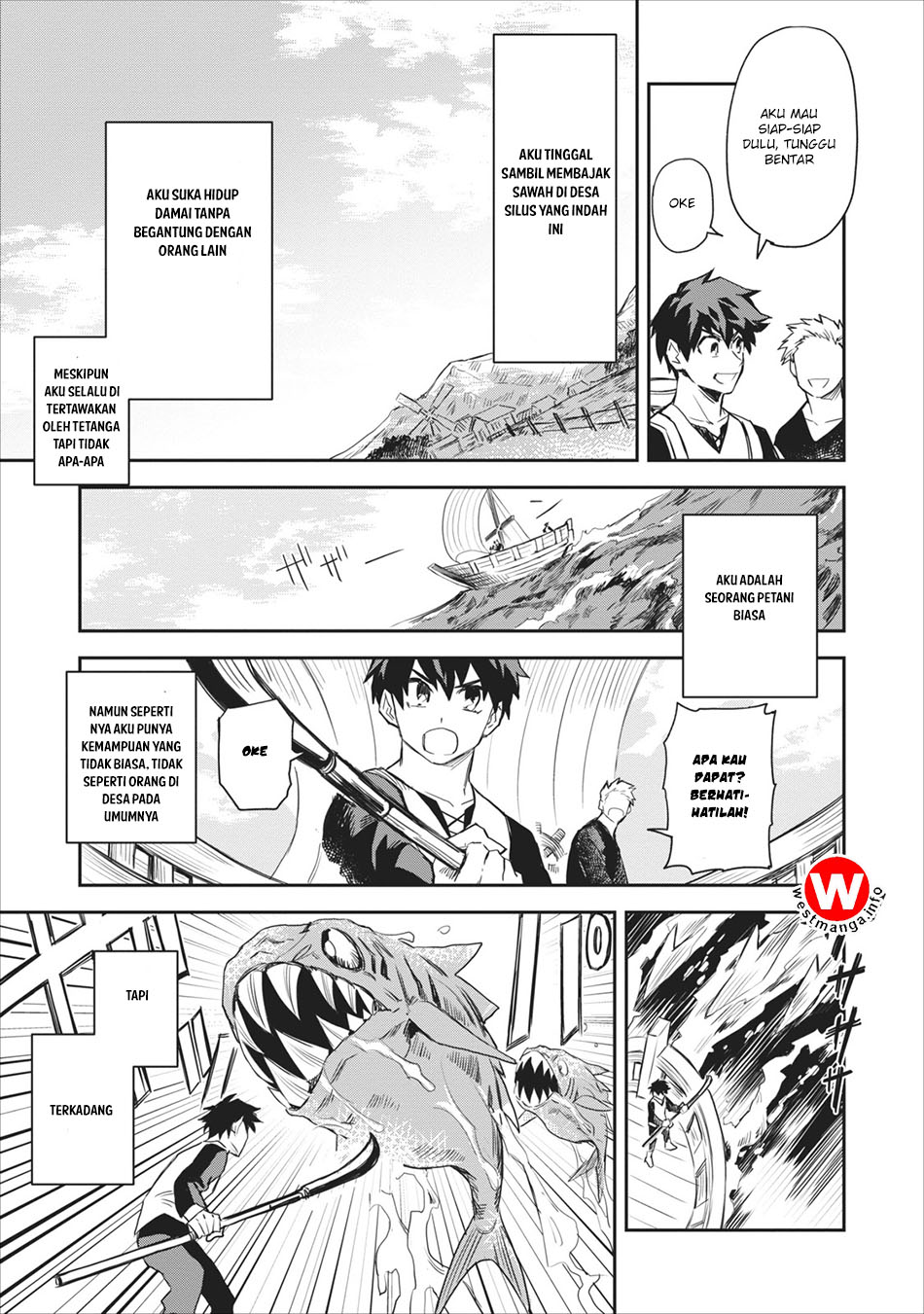 Noumin Kanren no Skill bakka Agetetara Nazeka Tsuyoku Natta. Chapter 1 - halaman 6
