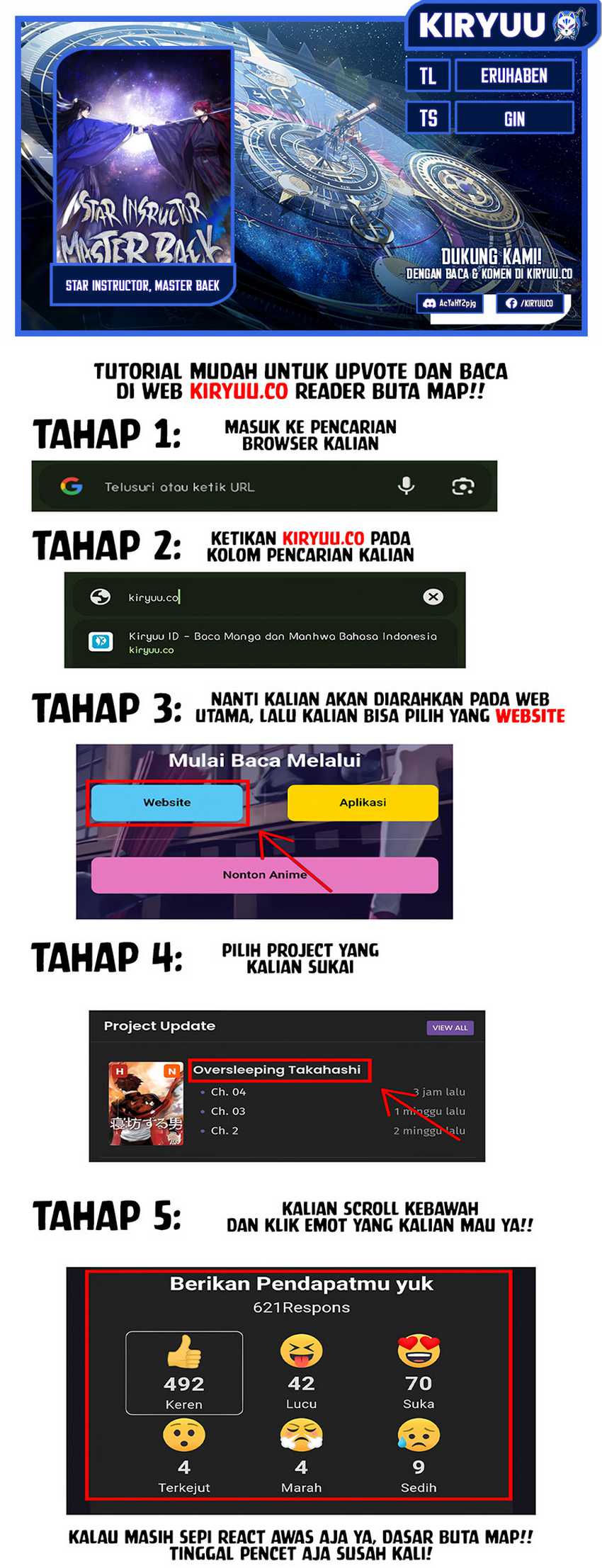 Number One Star Instructor Master Baek Chapter 108 - halaman 1