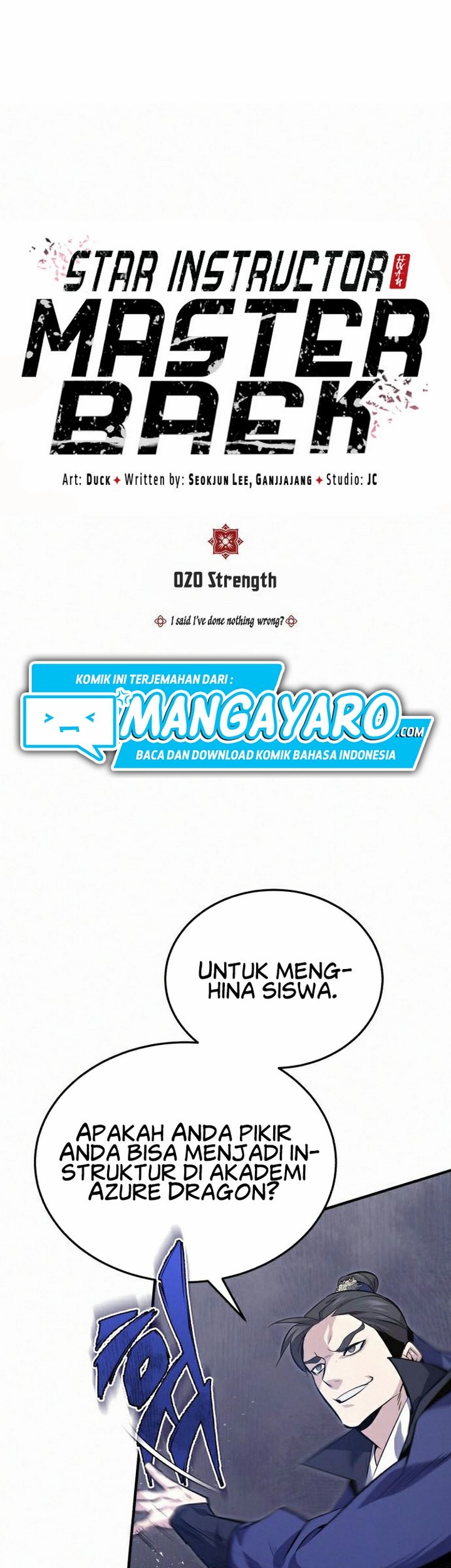 Number One Star Instructor Master Baek Chapter 20.1 - halaman 4