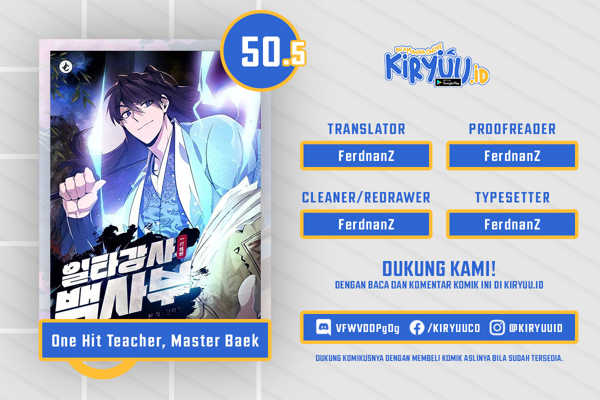 Number One Star Instructor Master Baek Chapter 50.5 - halaman 1