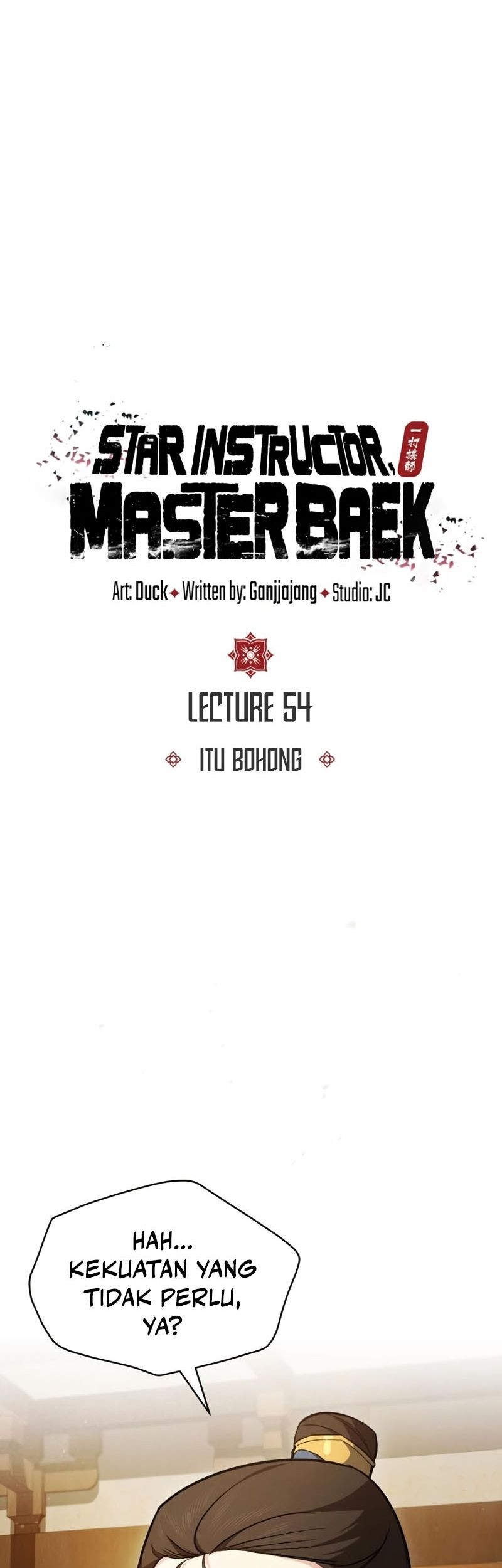 Number One Star Instructor Master Baek Chapter 54 - halaman 14