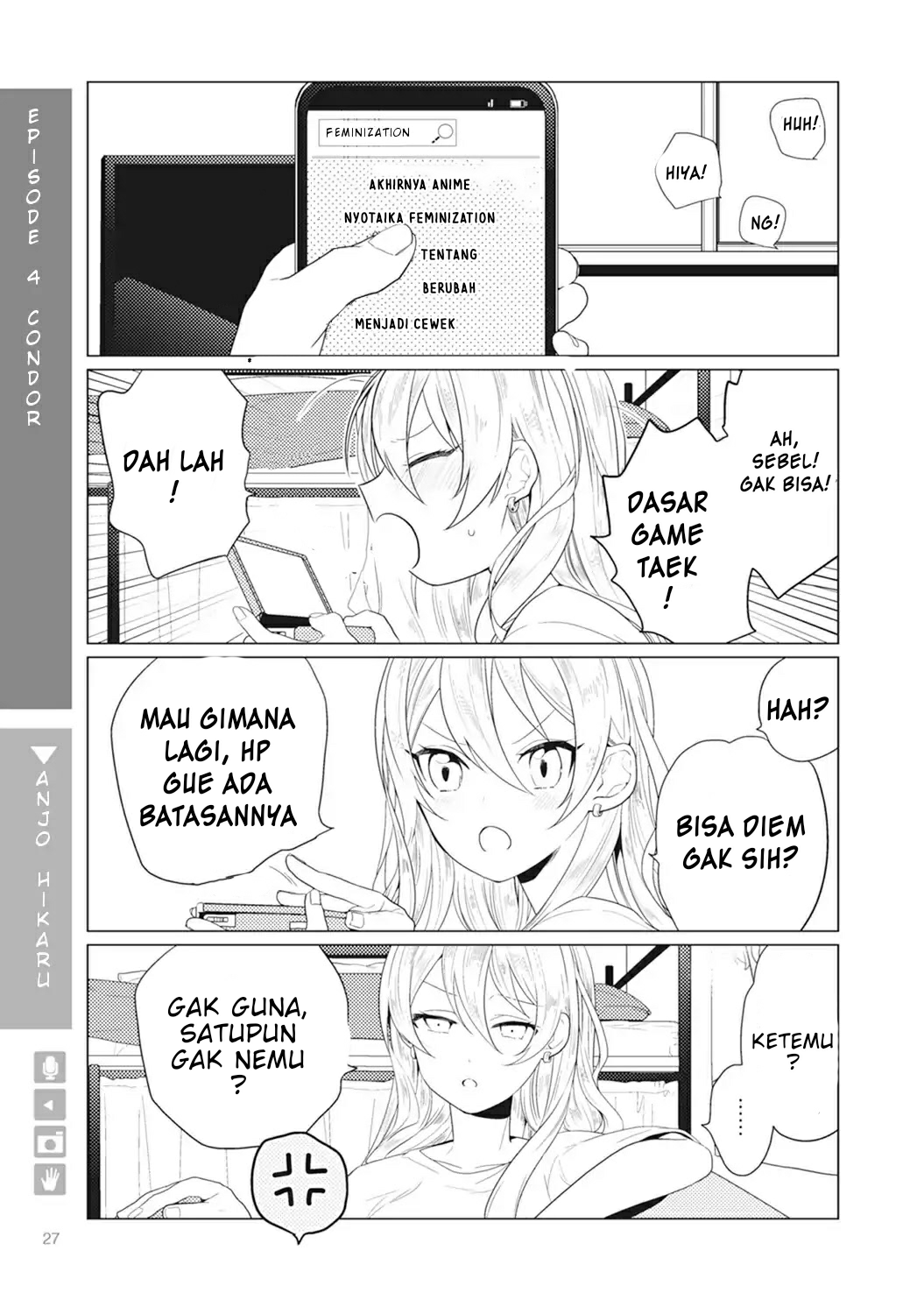 Nyotai-ka + Kanojo Chapter 1 - halaman 22